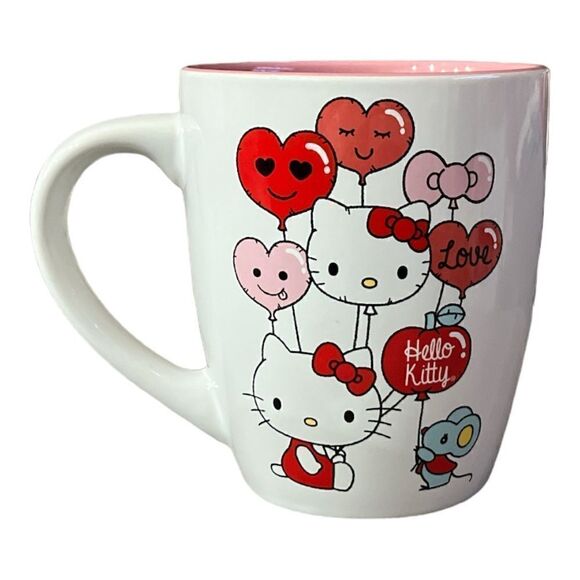 Hello Kitty Love Valentines Balloon Mug - Picture 1 of 5